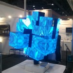 woz led cube sculpture custom shape